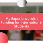 My Experience with Funding for International Students